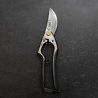 Black Musashi Pruning Shears / Garden Scissors A Type Damascus Forged Handmade 200mm (7.9”)-[Musashi]-[Japanese-Kitchen-Knives]