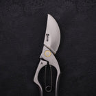 Black Musashi Pruning Shears / Garden Scissors A Type Forged Handmade 225mm (8.8”)-[Musashi]-[Japanese-Kitchen-Knives]
