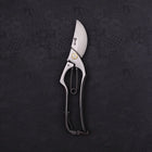 Black Musashi Pruning Shears / Garden Scissors A Type Forged Handmade 225mm (8.8”)-[Musashi]-[Japanese-Kitchen-Knives]