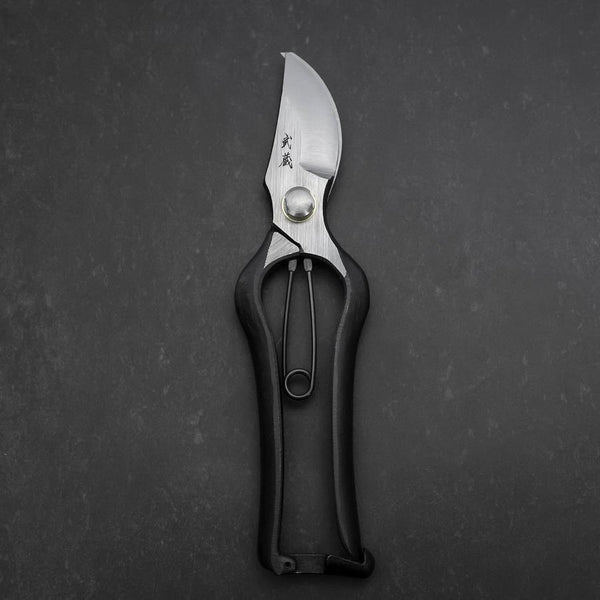 best japanese garden scissors Black Musashi Pruning Shears / Garden Scissors B Type Forged Handmade – MUSASHI