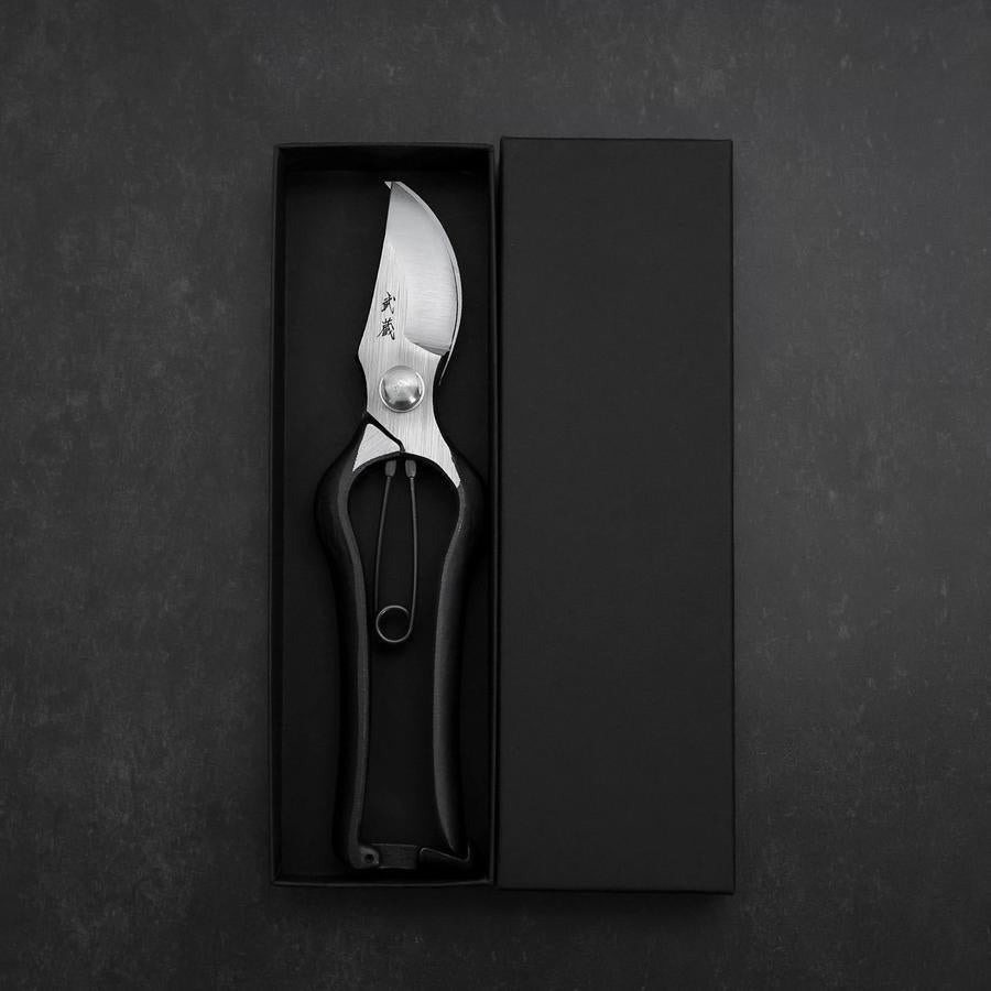 Black Musashi Pruning Shears / Garden Scissors B Type Forged