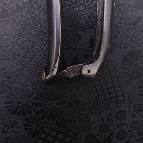 Black Musashi Pruning Shears / Garden Scissors Left-hand Forged Handmade 200mm (7.9”)-[Musashi]-[Japanese-Kitchen-Knives]