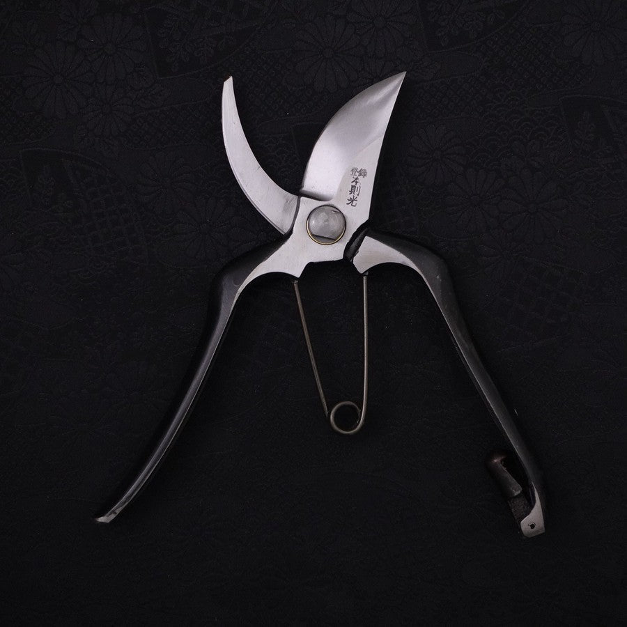 Black Musashi Pruning Shears / Garden Scissors Left-hand Forged