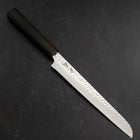 Bread knife VG-10 Tsuchime Ebony Handle 210mm (8.3”)-[Musashi]-[Japanese-Kitchen-Knives]