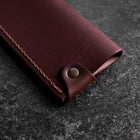 Brown Leather Sheath for Nakiri Knife 180mm (7”)-[Musashi]-[Japanese-Kitchen-Knives]