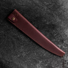 Brown Leather Sheath for Sujihiki Knife 270mm (10.6”)-[Musashi]-[Japanese-Kitchen-Knives]