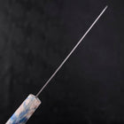 Bunka AUS-10 Nashiji Damascus Mirror Ocean White Mix Handle 170mm (6.7”)-[Musashi]-[Japanese-Kitchen-Knives]