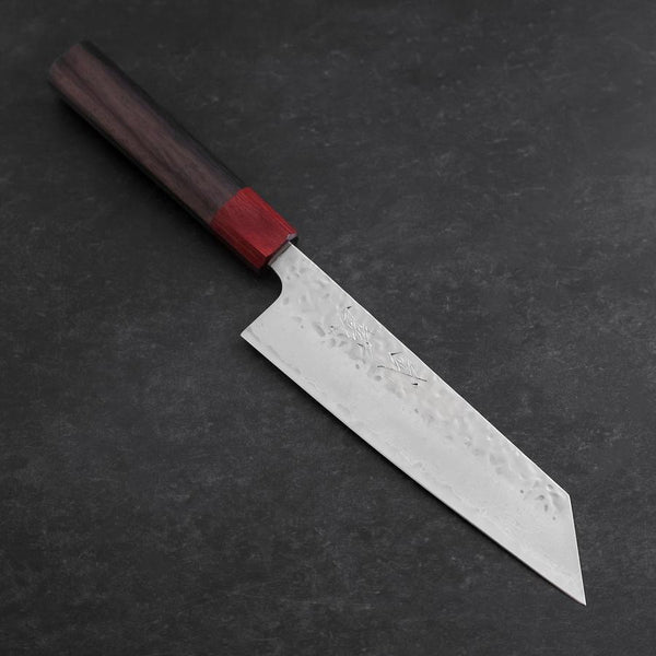 文化 AUS-10 槌目ダマスカス 紫檀柄 170mm – MUSASHI