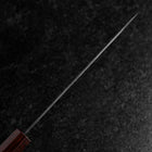 Bunka AUS-8 Tsuchime Mahogany Handle 180mm-[Musashi]-[Japanese-Kitchen-Knives]
