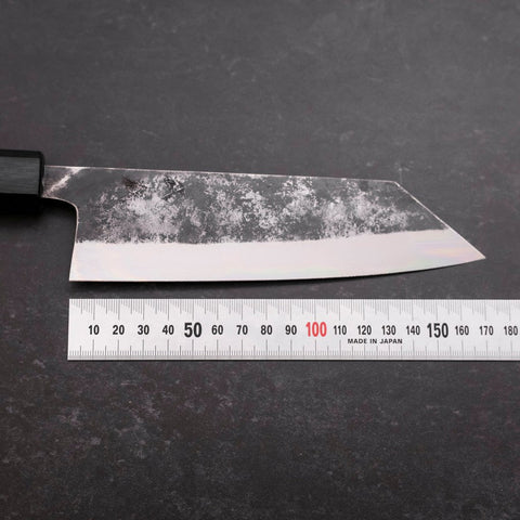 Bunka Blue Steel #1 Kurouchi Dark Blue Urushi Handle 170mm (6.7”)-[Musashi]-[Japanese-Kitchen-Knives]