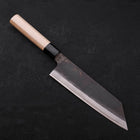 Bunka Blue Steel #1 Kurouchi Stainless Clad Buffalo Magnolia Handle 190mm (7.5”)-[Musashi]-[Japanese-Kitchen-Knives]