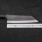 Bunka Blue Steel #1 Kurouchi Stainless Clad Ebony Handle 190mm (7.5”)-[Musashi]-[Japanese-Kitchen-Knives]