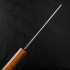 Bunka Blue Steel #1 Kurouchi Stainless Clad Oak Handle 190mm (7.5”)-[Musashi]-[Japanese-Kitchen-Knives]