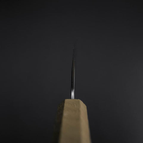 Bunka Blue Steel #1 Kurouchi White Urushi Handle 170mm-[Musashi]-[Japanese-Kitchen-Knives]