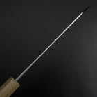 Bunka Blue Steel #1 Kurouchi White Urushi Handle 170mm-[Musashi]-[Japanese-Kitchen-Knives]