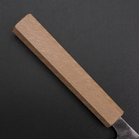 Bunka Blue Steel #1 Kurouchi White Urushi Handle 170mm-[Musashi]-[Japanese-Kitchen-Knives]