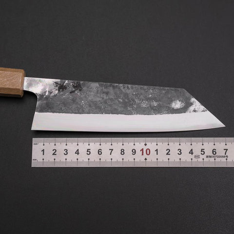 Bunka Blue Steel #1 Kurouchi White Urushi Handle 170mm-[Musashi]-[Japanese-Kitchen-Knives]