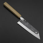 Bunka Blue Steel #1 Kurouchi White Urushi Handle 170mm-[Musashi]-[Japanese-Kitchen-Knives]
