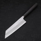 Bunka Blue Steel #2 Damascus Buffalo Ebony Handle 165mm (6.5”)-[Musashi]-[Japanese-Kitchen-Knives]