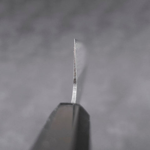 Bunka Blue Steel #2 Damascus Buffalo Ebony Handle 165mm (6.5”)-[Musashi]-[Japanese-Kitchen-Knives]