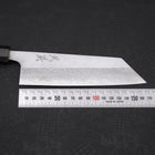 Bunka Blue Steel #2 Damascus Buffalo Ebony Handle 165mm (6.5”)-[Musashi]-[Japanese-Kitchen-Knives]