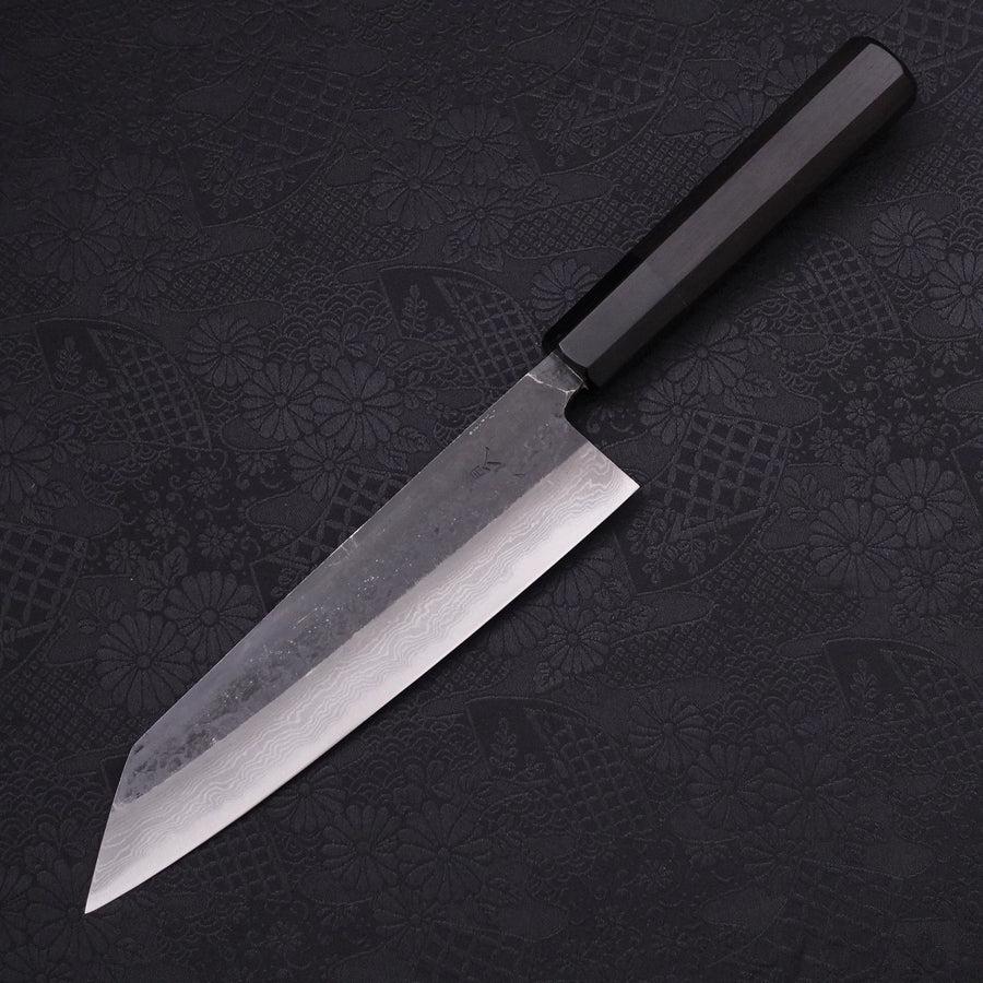 文化 青紙2号 黒打 ダマスカス 黒檀水牛柄 180mm – MUSASHI