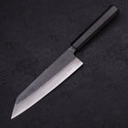 Bunka Blue Steel #2 Kurouchi Damascus Buffalo Ebony Handle 180mm (7”)-[Musashi]-[Japanese-Kitchen-Knives]