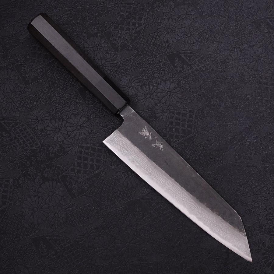 文化青紙2號黑打大馬士革黒檀水牛柄180mm – MUSASHI