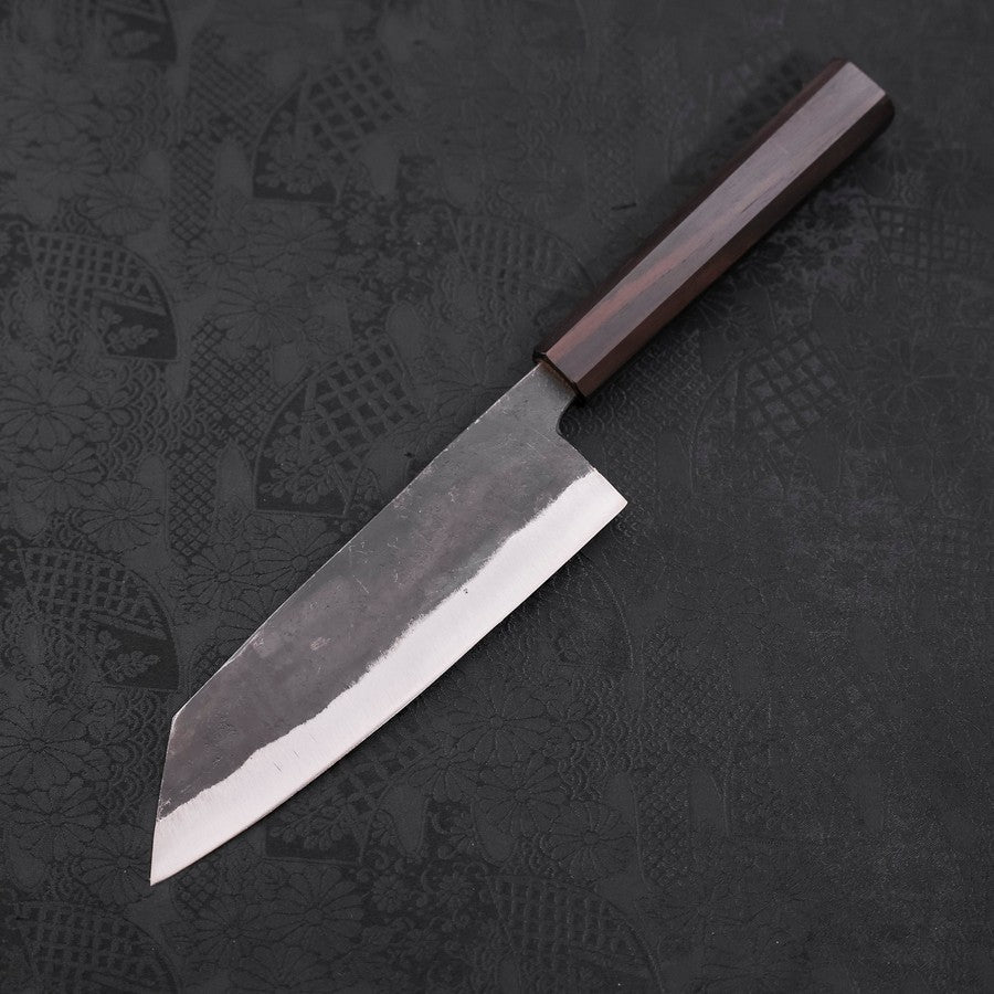 【1点物】青紙２号 黒打 筋引包丁 270㎜ G9399 手作り 月光作 文化 青紙2号 黒打 黒檀柄 165mm – MUSASHI