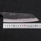 Bunka Blue Steel #2 Kurouchi Ebony Handle 165mm (6.5”)-[Musashi]-[Japanese-Kitchen-Knives]