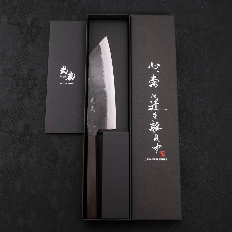 文化 青紙2号 黒打 黒檀柄 165mm – MUSASHI
