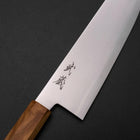 Bunka Blue Steel #2 Polished Olive Handle 170mm-[Musashi]-[Japanese-Kitchen-Knives]