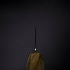 Bunka Blue Steel #2 Polished Olive Handle 170mm-[Musashi]-[Japanese-Kitchen-Knives]