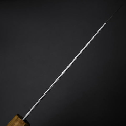 Bunka Blue Steel #2 Polished Olive Handle 170mm-[Musashi]-[Japanese-Kitchen-Knives]