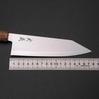Bunka Blue Steel #2 Polished Olive Handle 170mm-[Musashi]-[Japanese-Kitchen-Knives]