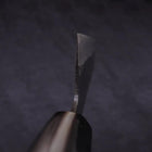 Bunka Blue Super Kurouchi Buffalo Ebony Handle 165mm (6.5”)-[Musashi]-[Japanese-Kitchen-Knives]
