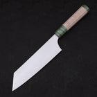 Bunka Blue Super Polished Maple Green Handle 180mm (7”)-[Musashi]-[Japanese-Kitchen-Knives]