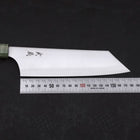 Bunka Blue Super Polished Maple Green Handle 180mm (7”)-[Musashi]-[Japanese-Kitchen-Knives]