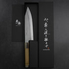 Bunka HAP-40 Polished Double Buffalo Capped Magnolia Handle 165mm (6.5”)-[Musashi]-[Japanese-Kitchen-Knives]