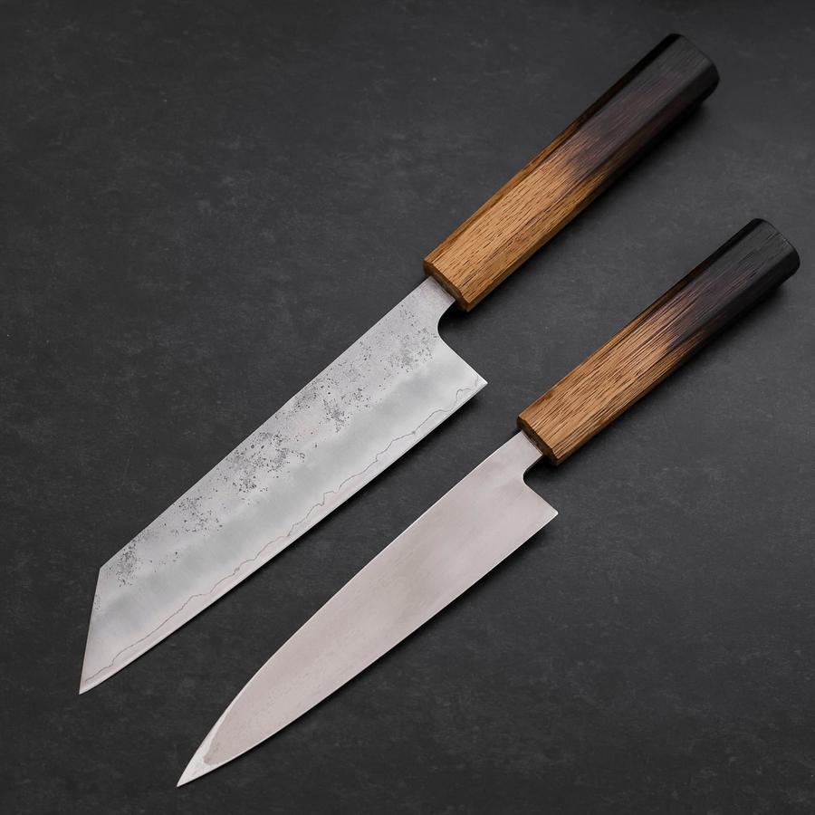 文化包丁＆開先包丁 シルバースチール3号 VG-10 鱗焼き 漆塗りハンドル