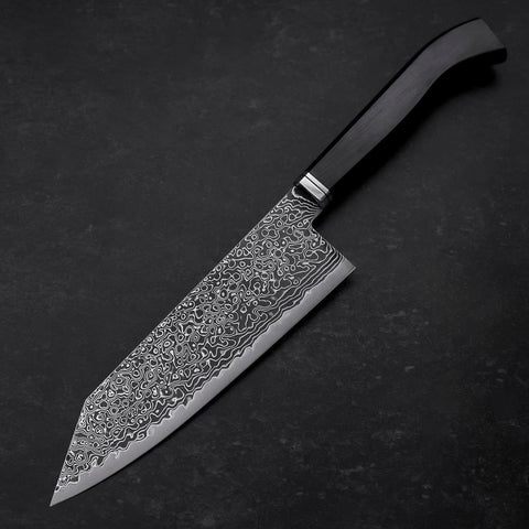 Bunka SG-2 Black Damascus Western Ebony Handle 180mm-[Musashi]-[Japanese-Kitchen-Knives]