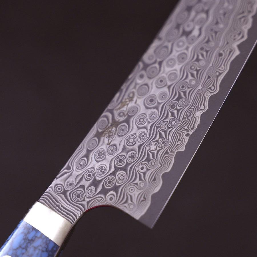 文化 SG-2 ダマスカス ターコイズブルー ハンドル 170mm – MUSASHI