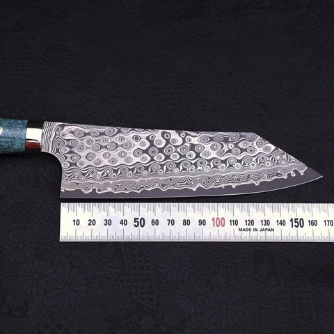 Bunka SG-2 Damascus Turquoise Green Handle 170mm (6.7”)-[Musashi]-[Japanese-Kitchen-Knives]