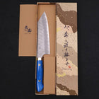 Bunka SG-2 Tsuchime Turquoise Blue Handle 170mm (6.7”)-[Musashi]-[Japanese-Kitchen-Knives]