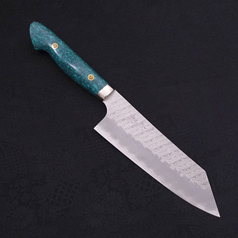 Bunka SG-2 Tsuchime Turquoise Green Handle 170mm (6.7”)-[Musashi]-[Japanese-Kitchen-Knives]