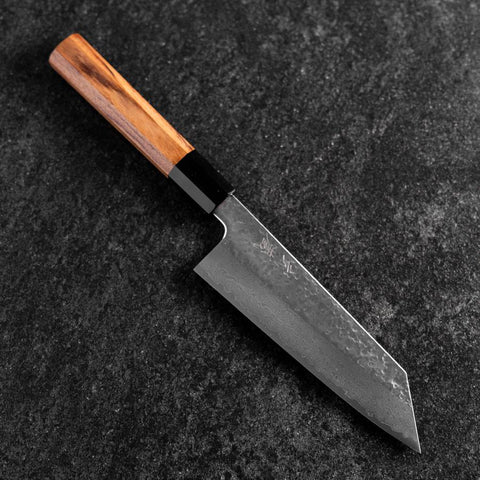 Bunka SG2-Strix Tsuchime Damascus Buffalo Bubinga Handle 165mm-[Musashi]-[Japanese-Kitchen-Knives]