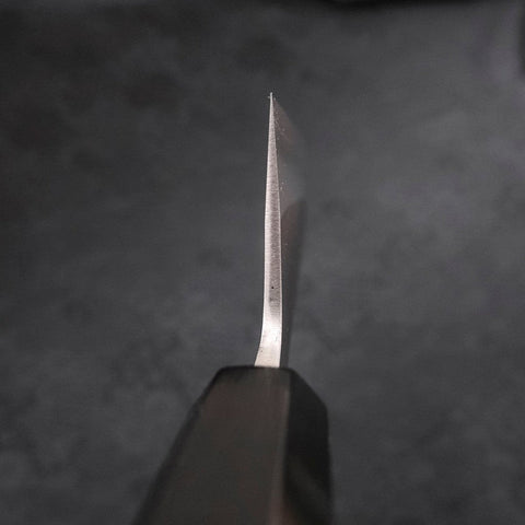 Bunka SKD11 Nashiji Buffalo Ebony Handle 165mm (6.5”)-[Musashi]-[Japanese-Kitchen-Knives]
