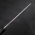 Bunka SKD11 Nashiji Buffalo Ebony Handle 165mm (6.5”)-[Musashi]-[Japanese-Kitchen-Knives]