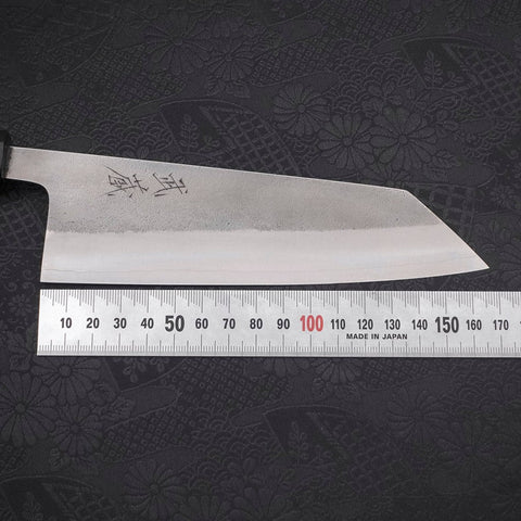 Bunka SKD11 Nashiji Buffalo Ebony Handle 165mm (6.5”)-[Musashi]-[Japanese-Kitchen-Knives]
