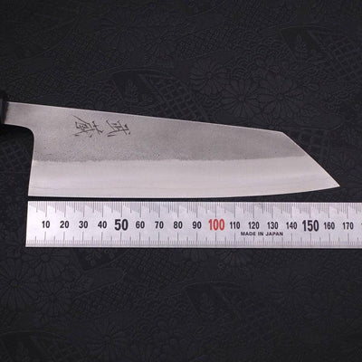 Bunka SKD11 Nashiji Buffalo Ebony Handle 165mm-SKD11-Nashiji-Japanese Handle-[Musashi]-[Japanese-Kitchen-Knives]